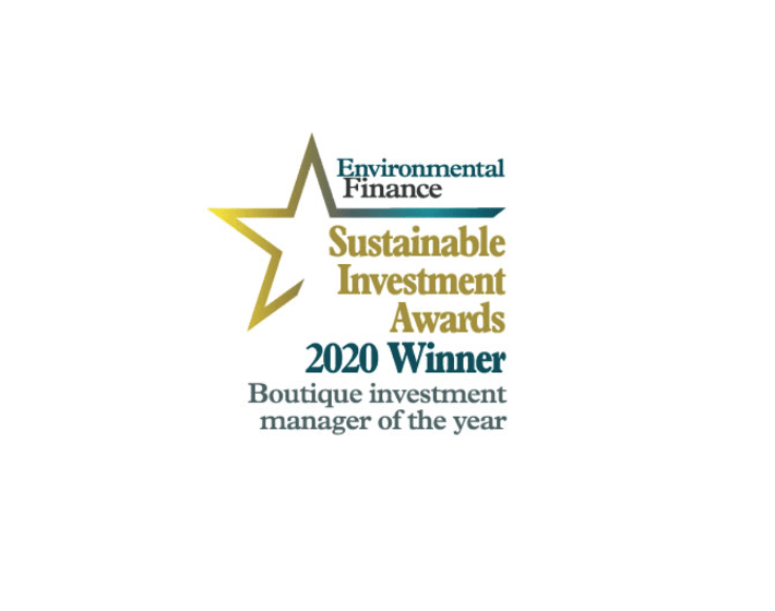 WHEB Asset Management wins the “Boutique Investment Manager of the Year